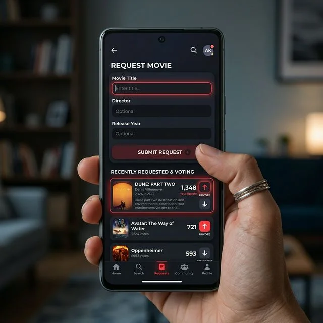 FilmTV APK feature request and community voting system