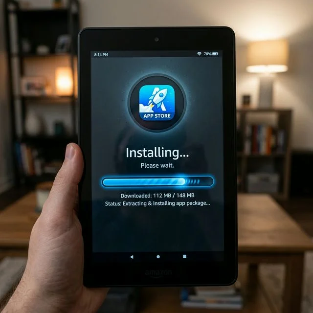 FilmTV APK Installing on Fire OS